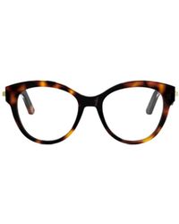 Dior - Eyewear Oval Frame Glasses - Lyst