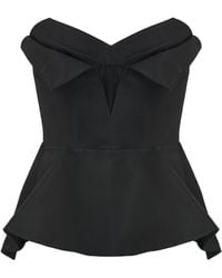 McQueen - Strapless Corset Top - Lyst