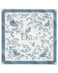Dior - Toile De Jouy Clover 90 Square Scarf - Lyst