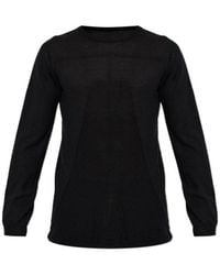 Rick Owens - Ribbed Crewneck Knitted Sweater - Lyst