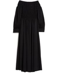 Max Mara - Off-Shoulder Long-Sleeved Dress - Lyst