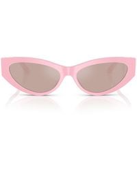 Versace - Medusa-Plaque Cat-Eye Sunglasses - Lyst
