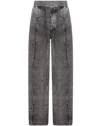 DIESEL - Faded-Effect Straight-Leg Pants - Lyst