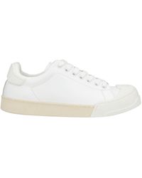 Marni - Leather Low-Top Sneakers - Lyst