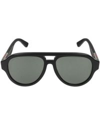 Gucci - Eyewear Pilot Frame Sunglasses - Lyst