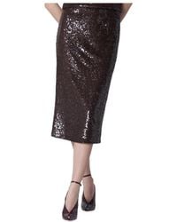 P.A.R.O.S.H. - Sequin Pencil Skirt - Lyst