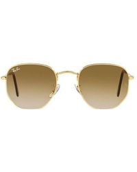 Ray-Ban - Hexagonal Frame Sunglasses - Lyst