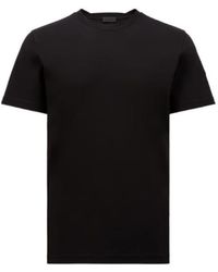 Moncler - Logo Patch Crewneck T-Shirt - Lyst