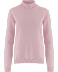 Jil Sander - Ribbed High-Neck Jumper - Lyst