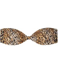 Melissa Odabash - Leopard Print Strapless Bikini - Lyst