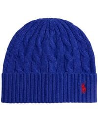 Polo Ralph Lauren - Cable-Knit Beanie - Lyst