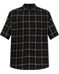 Song For The Mute - Plaid Short-Sleeved Shirt - Lyst