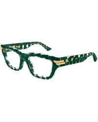 Bottega Veneta - Eyewear Rectangle Frame Glasses - Lyst