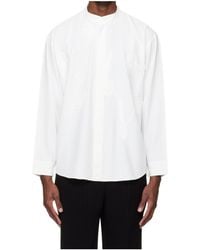 Homme Plissé Issey Miyake - Band-Collar Shirt - Lyst