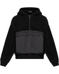 DSquared² - Half-Zip Fleece Hoodie - Lyst