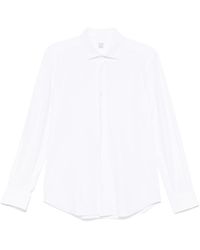 Mazzarelli - Lapel Long Sleeve Shirt - Lyst