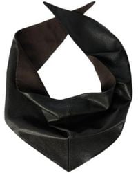 Lemaire - Leather Triangle Scarf - Lyst