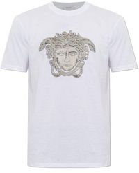 Versace - Crystal Medusa T-Shirt - Lyst