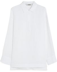 Max Mara - 'S Button Detailed Long-Sleeved Top - Lyst