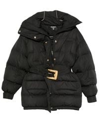 Balmain - Belted Hooded Down Jacket - Lyst
