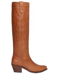Celine - High Boot Western Boots - Lyst