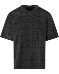 Marine Serre - Moonogram Flocked T-Shirt - Lyst