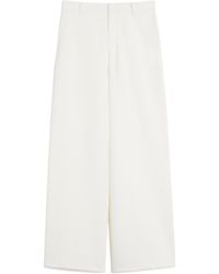 Max Mara - S Merlot Wide-Leg Pants - Lyst