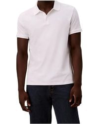 Calvin Klein - Short-Sleeve Cotton Polo Shirt - Lyst