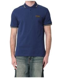 Versace Jeans Couture - Trim Plaque Polo Shirt - Lyst