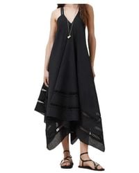 bcbg black lace cocktail dress BCBGMAXAZRIA Black Lace-Trim Midi Dress – Runway Catalog