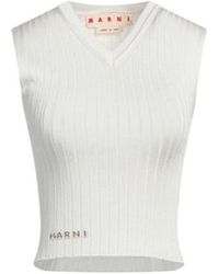 Marni - Solid Color Stylish Sleeveless Tank Top - Lyst