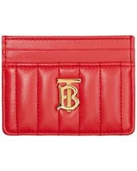 Burberry - Tb Logo Plaque Padded Cardholder - Lyst