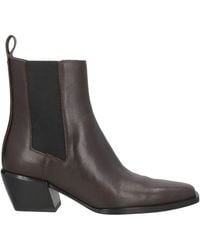 Rag & Bone - Chocolate Ankle Boots Leather - Lyst
