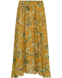 Marella - Flared Crepon Skirt - Lyst