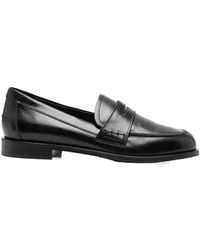 Aeyde - Oscar Penny-Slot Leather Loafers - Lyst