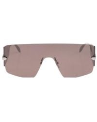 McQueen - Eyewear Shield Frame Sunglasses - Lyst