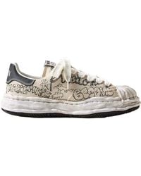 Maison Mihara Yasuhiro - Blakey Og Graffiti Printed Low-Top Sneakers - Lyst