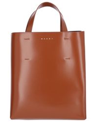 Marni - Logo Printed Drawstring Tote Bag - Lyst