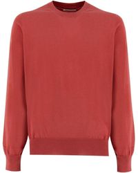 Brunello Cucinelli - Crewneck Knitted Jumper - Lyst