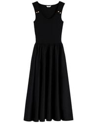 Tommy Hilfiger - Ribbed-Knit Midi Dress - Lyst