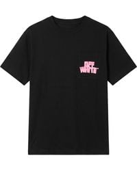 Off-White c/o Virgil Abloh - Logo Detailed Crewneck T-Shirt - Lyst