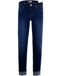 Liu Jo - Turn-Up Straight Leg Jeans - Lyst