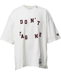 Maison Mihara Yasuhiro - Don'T Tag Me. Flocky-Print T-Shirt - Lyst