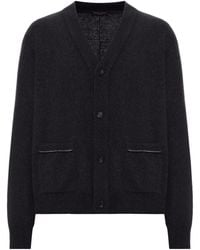 Roberto Collina - Wool V-Neck Cardigan - Lyst