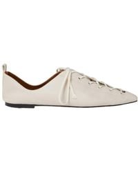 Stella McCartney - Terra Pointed Lace-Up Shoes - Lyst