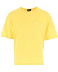 A.P.C. - Logo-Printed Crewneck T-Shirt - Lyst