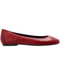 Lanvin - Round Toe Ballet Flats - Lyst