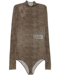 Maison Margiela - High-Neck Bodysuit - Lyst