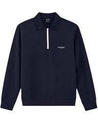 ARMANI EXCHANGE - Long-Sleeve Sweatshirt - Lyst