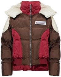 DSquared² - Logo-Patch Hooded Down Jacket - Lyst